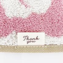 ギフトジャガードハンカチ花屋の猫　ラベンダー02936