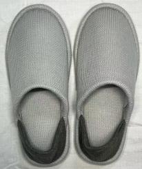 【防災】足元を守るセーフティスリッパ  〈M・L〉　　　[ネイビー・グレー] 