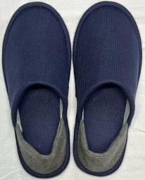 【防災】足元を守るセーフティスリッパ  〈M・L〉　　　[ネイビー・グレー] 