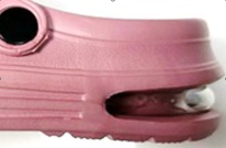 婦人用かかとエアー入りEVAサンダル 