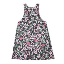 花柄プリントエプロン