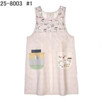 ネコまるけ　釦リボンあきエプロン（ねこ　ネコ　猫）