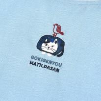 マチルダさん　脇釦あきエプロン（ねこ　ネコ　猫）