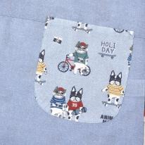 アニマルモード　後釦リボンあきエプロン（ねこ　ネコ　猫）