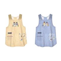 アニマルモード　後釦リボンあきエプロン（ねこ　ネコ　猫）