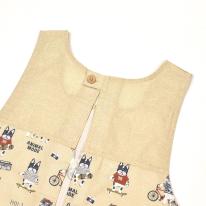 アニマルモード　後釦リボンあきエプロン（ねこ　ネコ　猫）