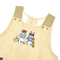 アニマルモード　後釦リボンあきエプロン（ねこ　ネコ　猫）