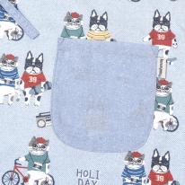 アニマルモード　後釦リボンあきエプロン（ねこ　ネコ　猫）