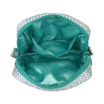 パーラーすずらん堂　みつまめプリンセスのサテンプリント　ポーチ（ねこ　ネコ　猫）