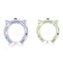 冷感クールリング　ネコまるけ柄（ねこ　ネコ　猫）