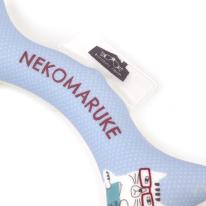 冷感クールリング　ネコまるけ柄（ねこ　ネコ　猫）