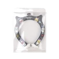 冷感クールリング　アニマルモード柄（ねこ　ネコ　猫）