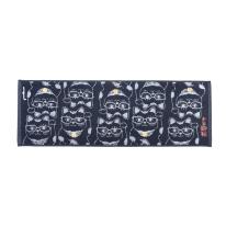 ふわふわタオルマフラー　猫招き柄（ねこ　ネコ　猫）