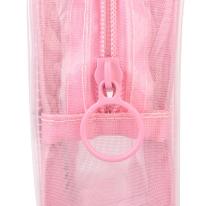 パーラーすずらん堂　メッシュ生地　コスメポーチ　すずらんさん柄（ねこ　ネコ　猫）