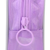 パーラーすずらん堂　メッシュ生地　コスメポーチ　ちまきさん柄（ねこ　ネコ　猫）