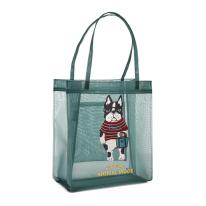 アニマルモード　メッシュ生地　ミニトートバッグ　パウロ柄