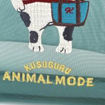 アニマルモード　メッシュ生地　ミニトートバッグ　パウロ柄