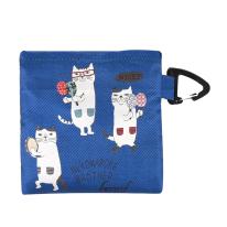 プリントエコバッグ　ネコまるけ柄（ねこ　ネコ　猫）