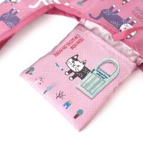 プリントエコバッグ　マチルダさん柄（ねこ　ネコ　猫）