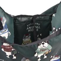 プリントエコバッグ　アニマルモード柄（ねこ　ネコ　猫）