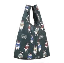 プリントエコバッグ　アニマルモード柄（ねこ　ネコ　猫）