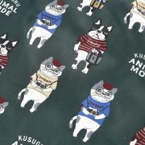 プリントエコバッグ　アニマルモード柄（ねこ　ネコ　猫）