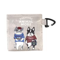 プリントエコバッグ　アニマルモード柄（ねこ　ネコ　猫）