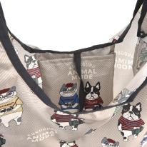 プリントエコバッグ　アニマルモード柄（ねこ　ネコ　猫）