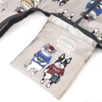 プリントエコバッグ　アニマルモード柄（ねこ　ネコ　猫）