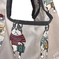 プリントエコバッグ　アニマルモード柄（ねこ　ネコ　猫）