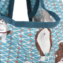 プリントエコバッグ　柴尻君柄