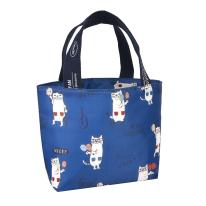 保冷保温ランチバッグ　ネコまるけ柄（ねこ　ネコ　猫）