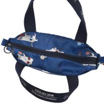 保冷保温ランチバッグ　ネコまるけ柄（ねこ　ネコ　猫）