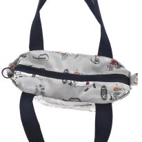 保冷保温ランチバッグ　ネコまるけ柄（ねこ　ネコ　猫）