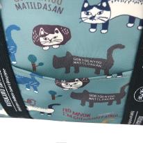 保冷保温お買い物バッグ　マチルダさん柄（ねこ　ネコ　猫）