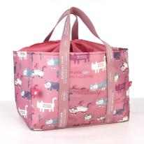 保冷保温お買い物バッグ　マチルダさん柄（ねこ　ネコ　猫）