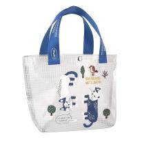 クリアメッシュ　トートバッグSサイズ　マチルダさん柄（ねこ　ネコ　猫）