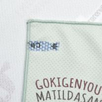 クスグルひやっと冷感タオル　マチルダさん柄（ねこ　ネコ　猫）