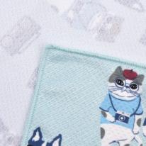 クスグルひやっと冷感タオル　アニマルモード柄（ねこ　ネコ　猫）