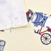 クスグルひやっと冷感タオル　アニマルモード柄（ねこ　ネコ　猫）