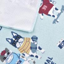 クスグルひやっと冷感タオル　アニマルモード柄（ねこ　ネコ　猫）