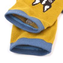 クスグルソックス　ジャガード靴下　パウロ柄