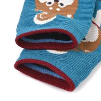 クスグルソックス　ジャガード靴下　柴尻君柄