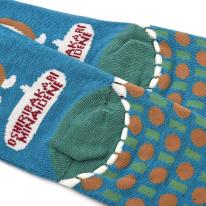 クスグルソックス　ジャガード靴下　柴尻君柄