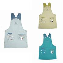 ネコまるけ　両脇釦あきエプロン（ねこ　ネコ　猫）