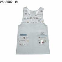 ネコまるけ　釦リボンあきエプロン（ねこ　ネコ　猫）