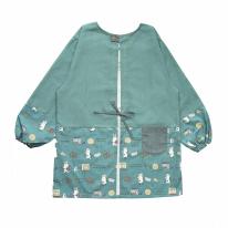 ネコまるけ　釦リボンあきカッポウ