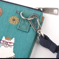 ネコまるけ　ミニサコッシュ（ねこ　ネコ　猫）