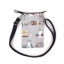 ネコまるけ　ミニサコッシュ（ねこ　ネコ　猫）