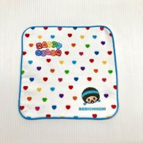 【モンチッチ】ロゴ刺繍ミニタオル